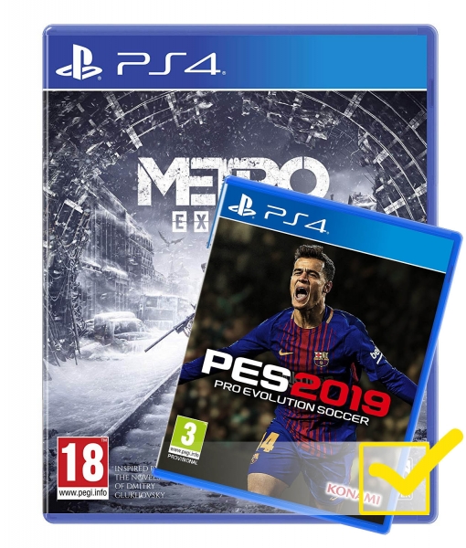 METRO EXODUS + PES 2019 игра [PS4] 