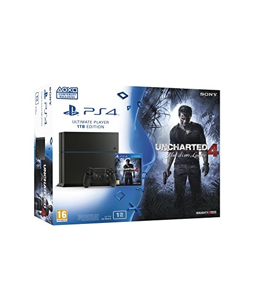 SONY PLAYSTATION 4 1TB (CUH-1216B) + Uncharted 4 [OFW 4.05]